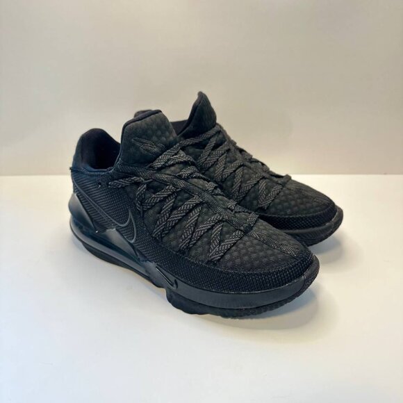 Nike LeBron 17 Low “Triple Black” Men’s Basketball Shoes – Size US 8 / EUR 41 - Picture 2 of 9
